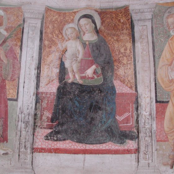 Picciche, chiesa di Santo Stefano, affreschi