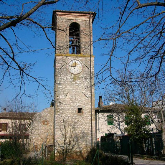 Trevi, San Lorenzo, resti del castello