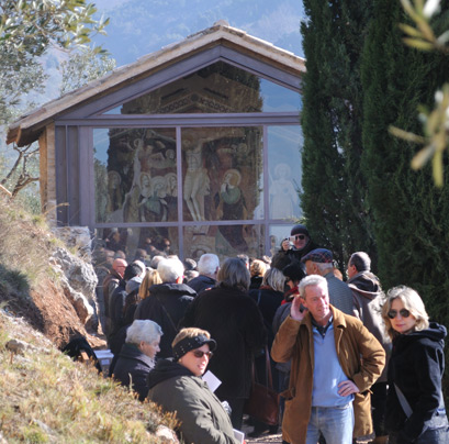 Sabato 5 febbraio 2011, alla presenza delle autorità locali e regionali è stato presentato al pubblico il restauro della parete di fondo della antica chiesa di Santa Caterina.