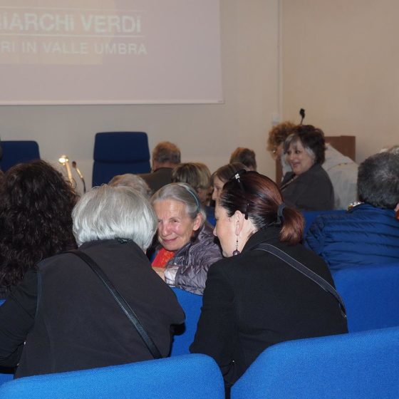 4 maggio 2016, presentazione del volume 'Patriarchi Verdi. Itinerari in Valle Umbra', Foligno, biblioteca Jacobilli (tra il pubblico)