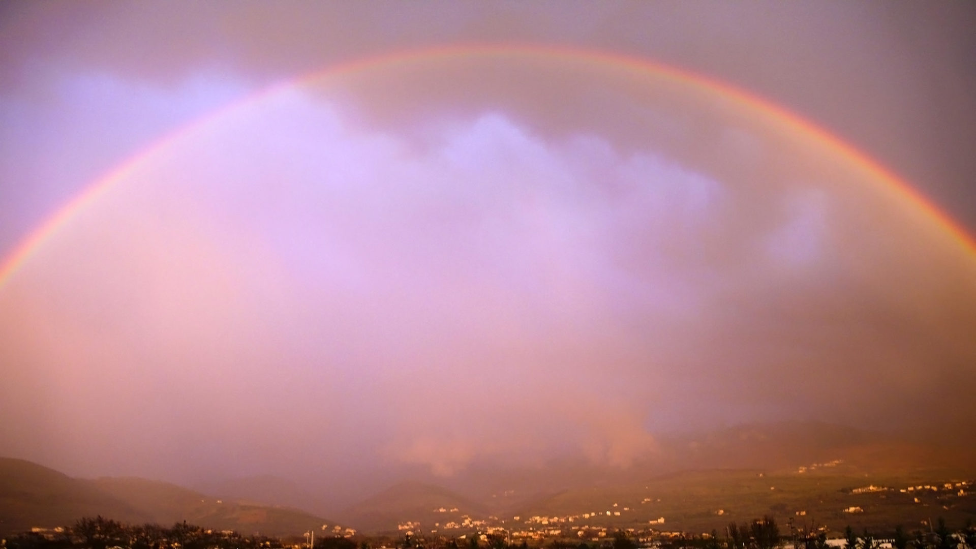 Arcobaleno in Valle Umbra