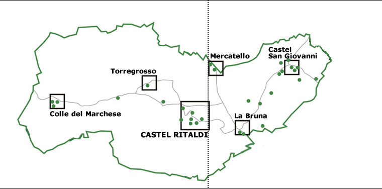 Cartografia di Castel Ritaldi